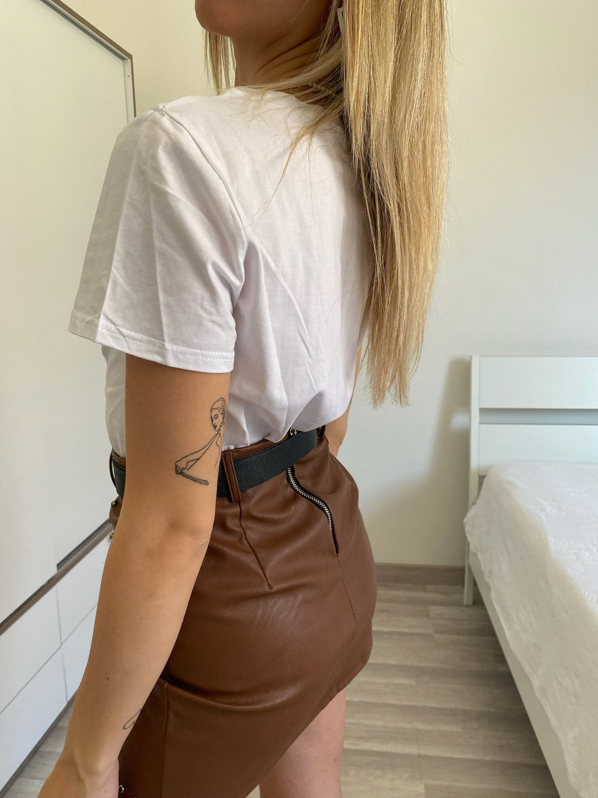 T-shirt kiss animalier bianca