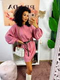 Maxi felpa easy rosa