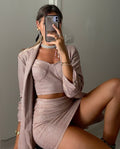Completo tre pezzi glitter rosa