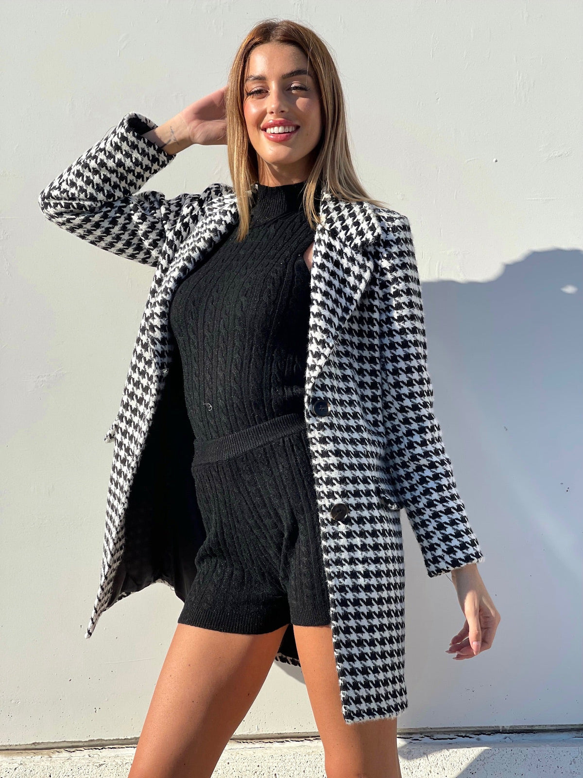 Cappotto pied de poule