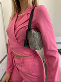 Completo top e pantalone Fuxia