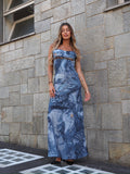 Abito jeans con spille
