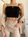 Completo giacca e pantalone beige