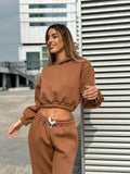 Tuta sportiva due pezzi choco