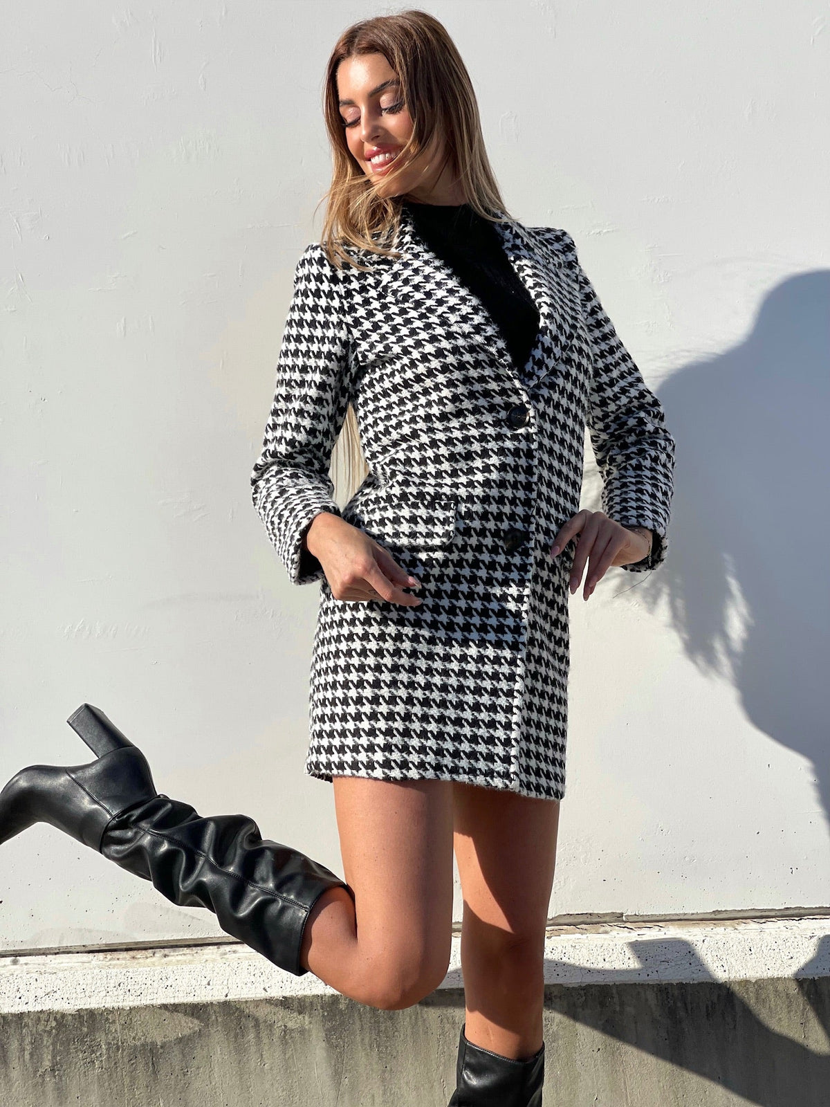 Cappotto pied de poule