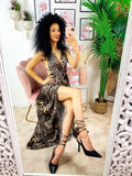 Dress Afrodite stampa leopardata