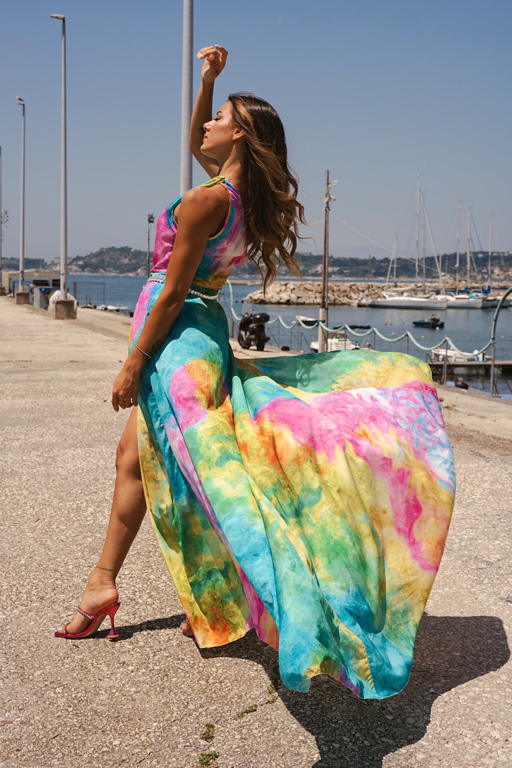 Abito fumè rainbow