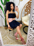 Abito in tulle nero Venere