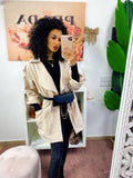 Giacca Beige con elastico