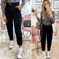 Jeans a vita alta Black Ballon