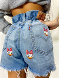 Short Levi’s Vintage con stampa paperina bagno medio chiaro