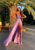 Afrodite con paillettes lilla