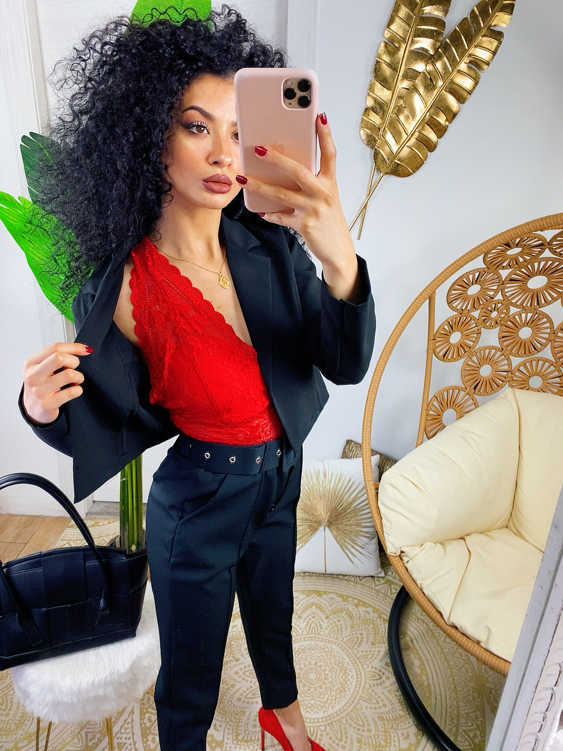 Completo pantalone e giacca corta