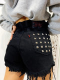 Short Levi’s Vintage con Borchie Nero