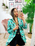 Giacca con Cuori base Verde