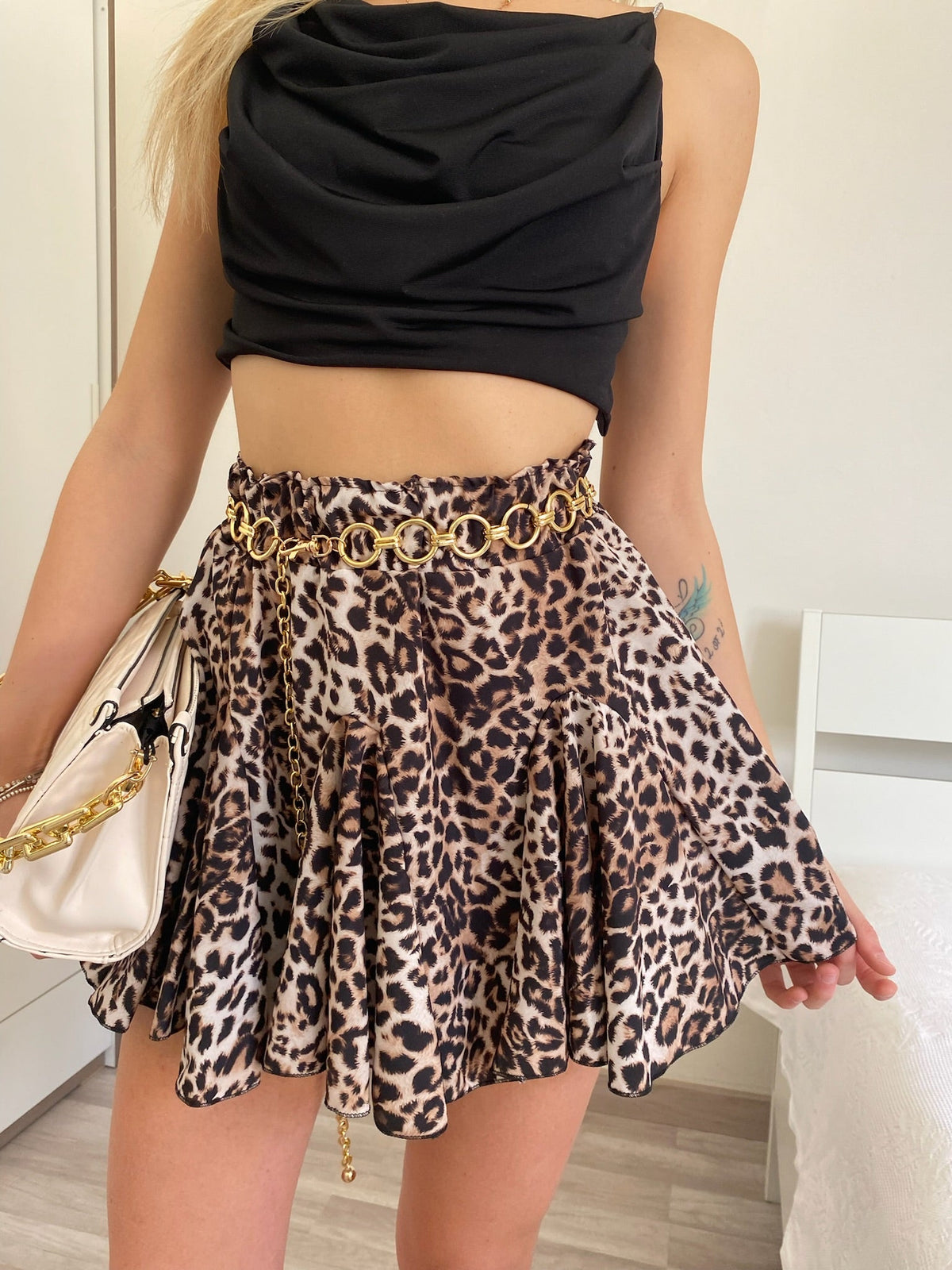 Gonna a ruota animalier