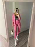 Completo giacca e pantalone Fuxia