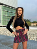 Maglioncino morbidissimo nero con choker