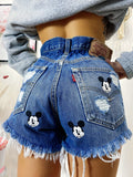 Short Levi’s Vintage con stampa topolino bagno medio
