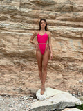 Body intero Fuxia con catena oro