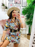 Maxi maglia Cartoon Bianca