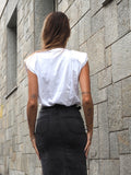 T-shirt University bianca