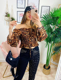 Jeans con borchie Nero