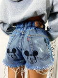Short Levi’s Vintage con stampa bagno medio