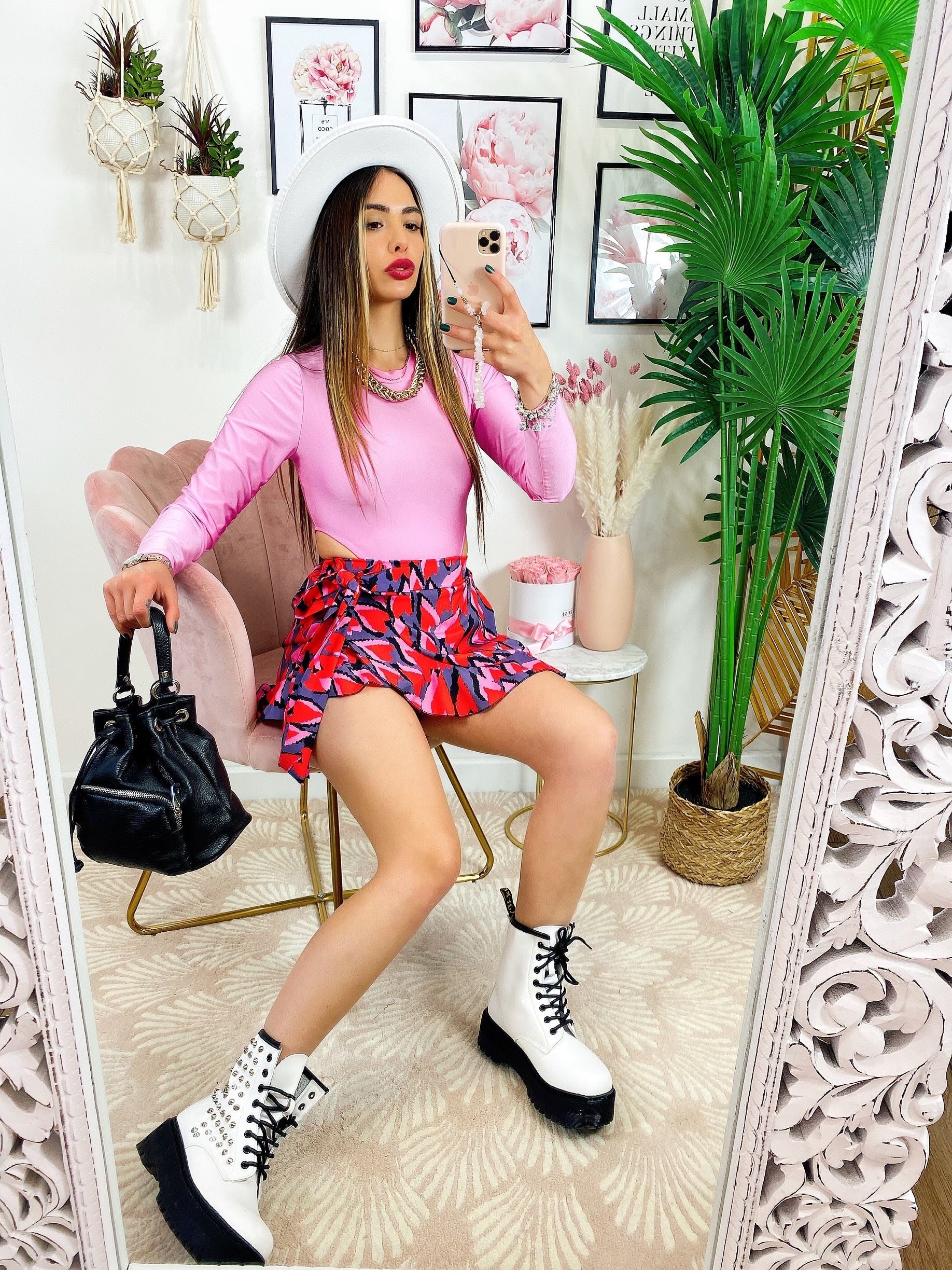 Short con cuori