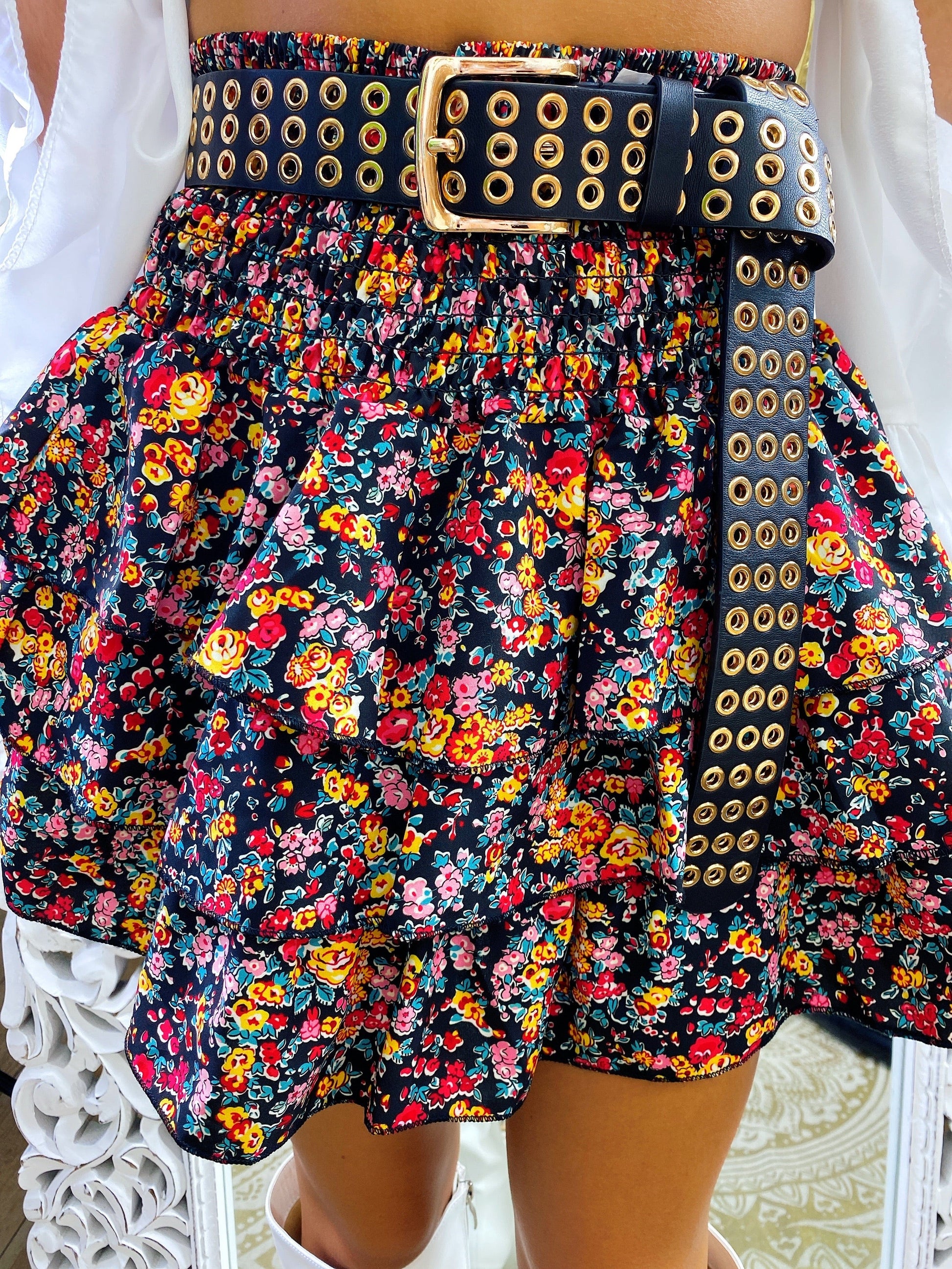 Gonna a fiori colorati
