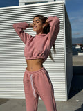 Tuta sportiva due pezzi rosa