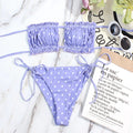 Bikini lilla a pois