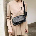 Set 3 bag con catena oro
