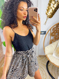 Body/costume glitter schiena aperta