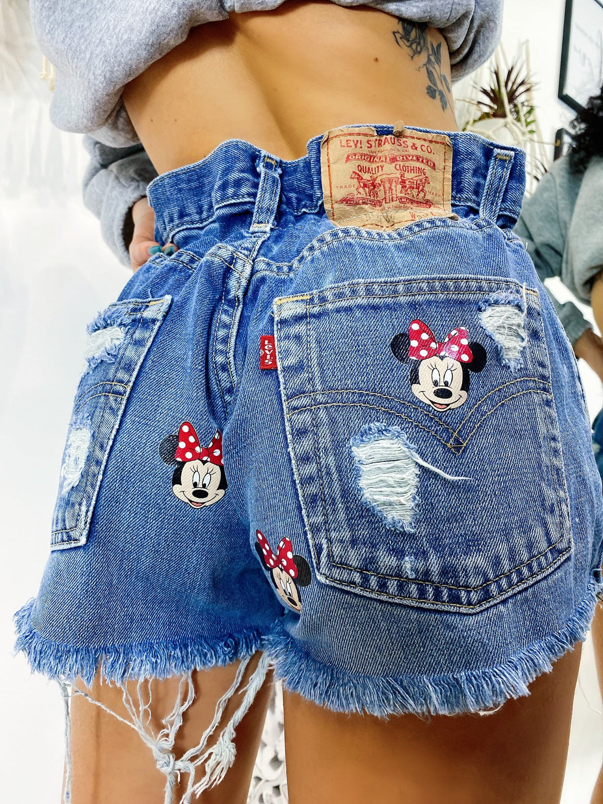 Short Levi’s Vintage con stampa topolina