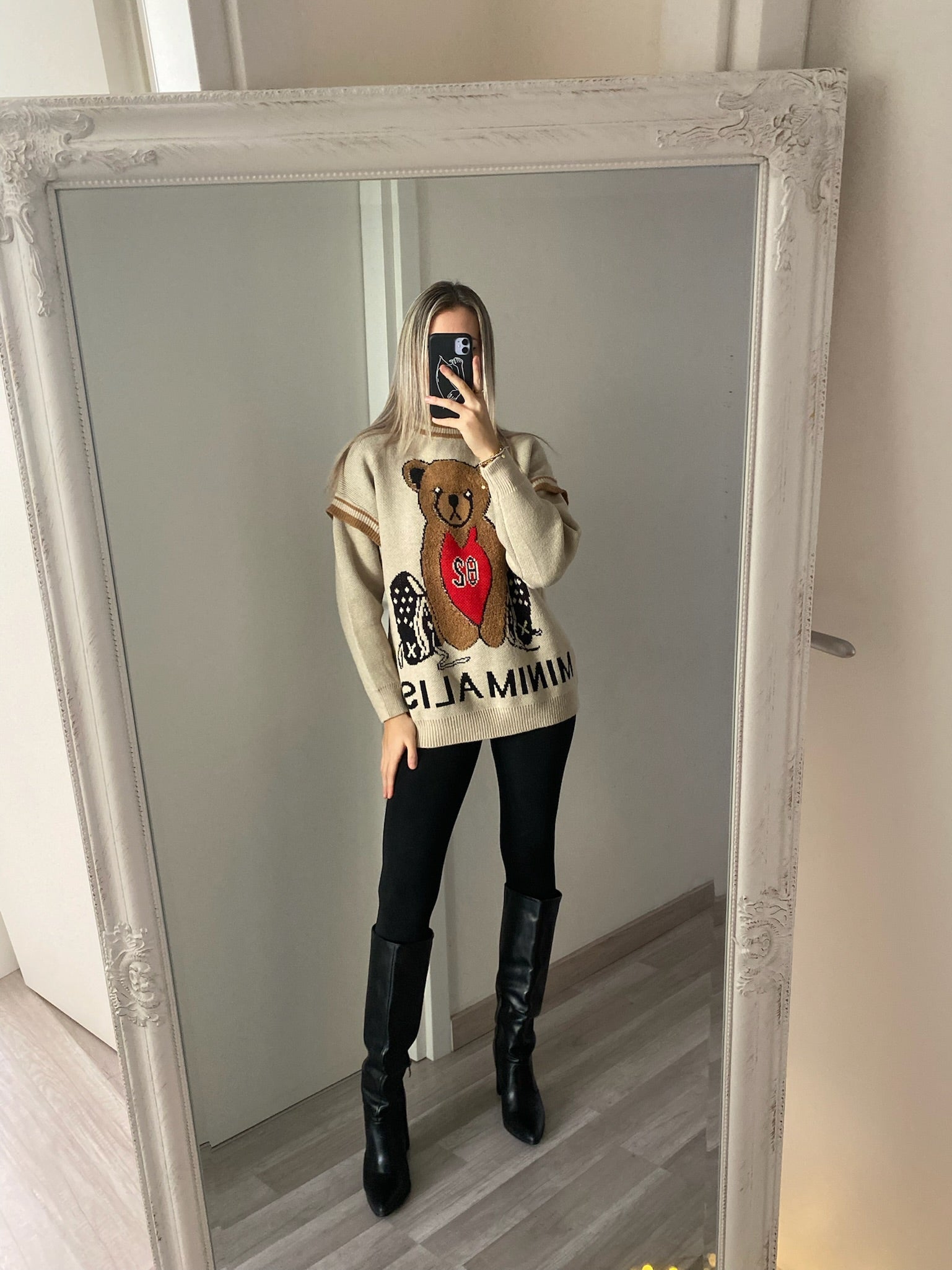 Maglione Teddy Soft Camel