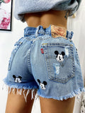 Short Levi’s Vintage con stampa topolino bagno medio