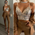 Completo giacca e pantalone Camel