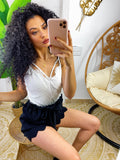 Body in pizzo bianco