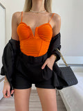 Completo giacca con bottoni e short nero