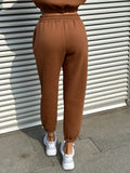 Tuta sportiva due pezzi choco