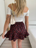 Gonna pantalone con fiori