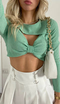Gonna pantalone bianca