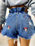 Short Levi’s Vintage con stampa topolina bagno medio