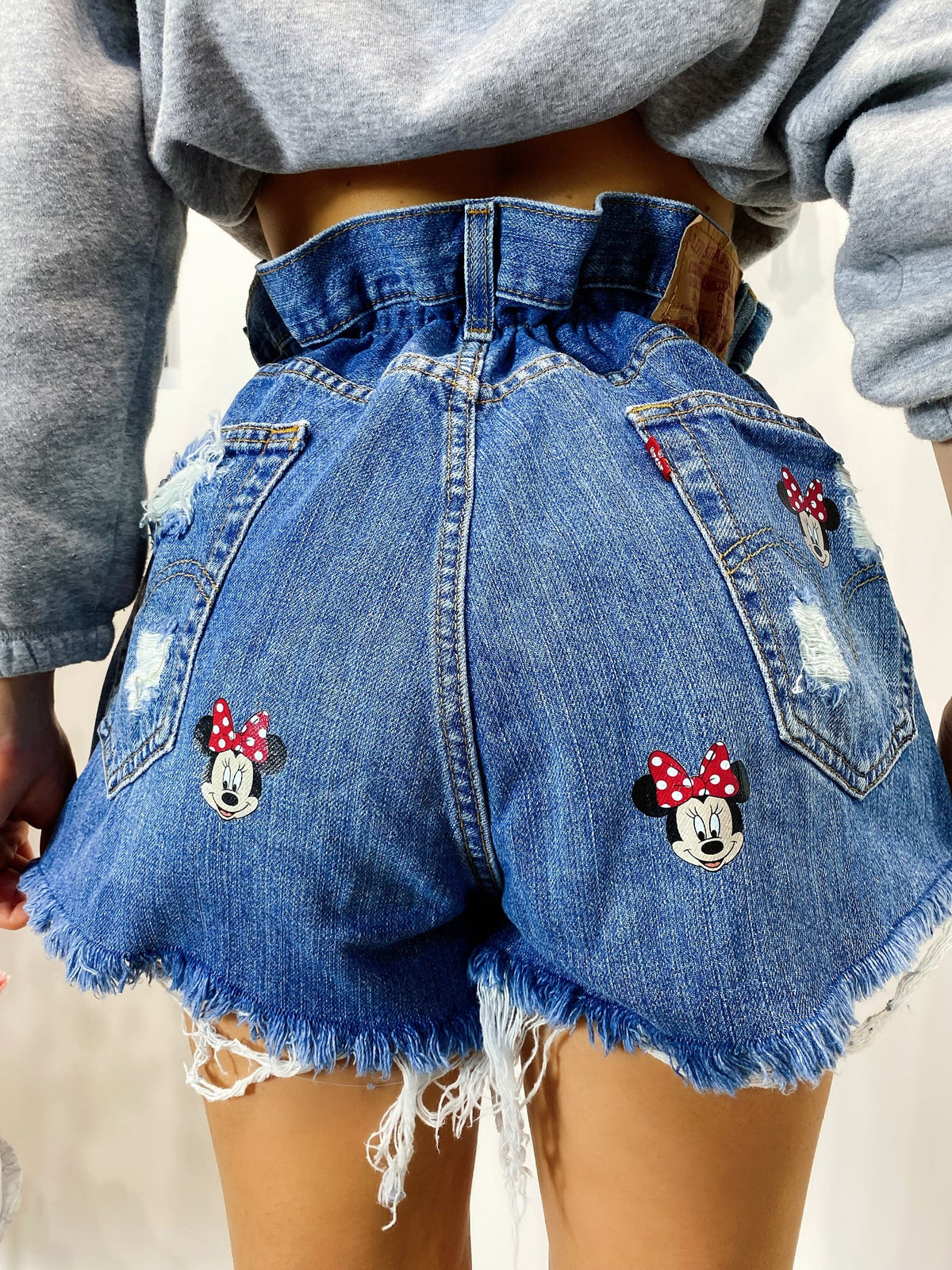 Short Levi’s Vintage con stampa topolina bagno medio