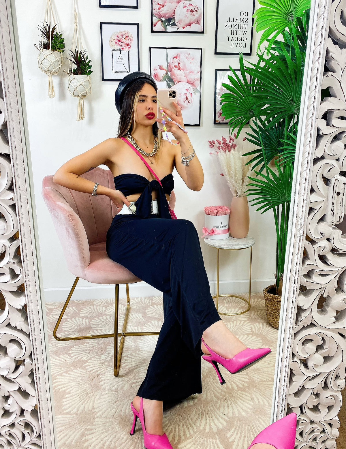Completo Pantalone e Top con fiocco