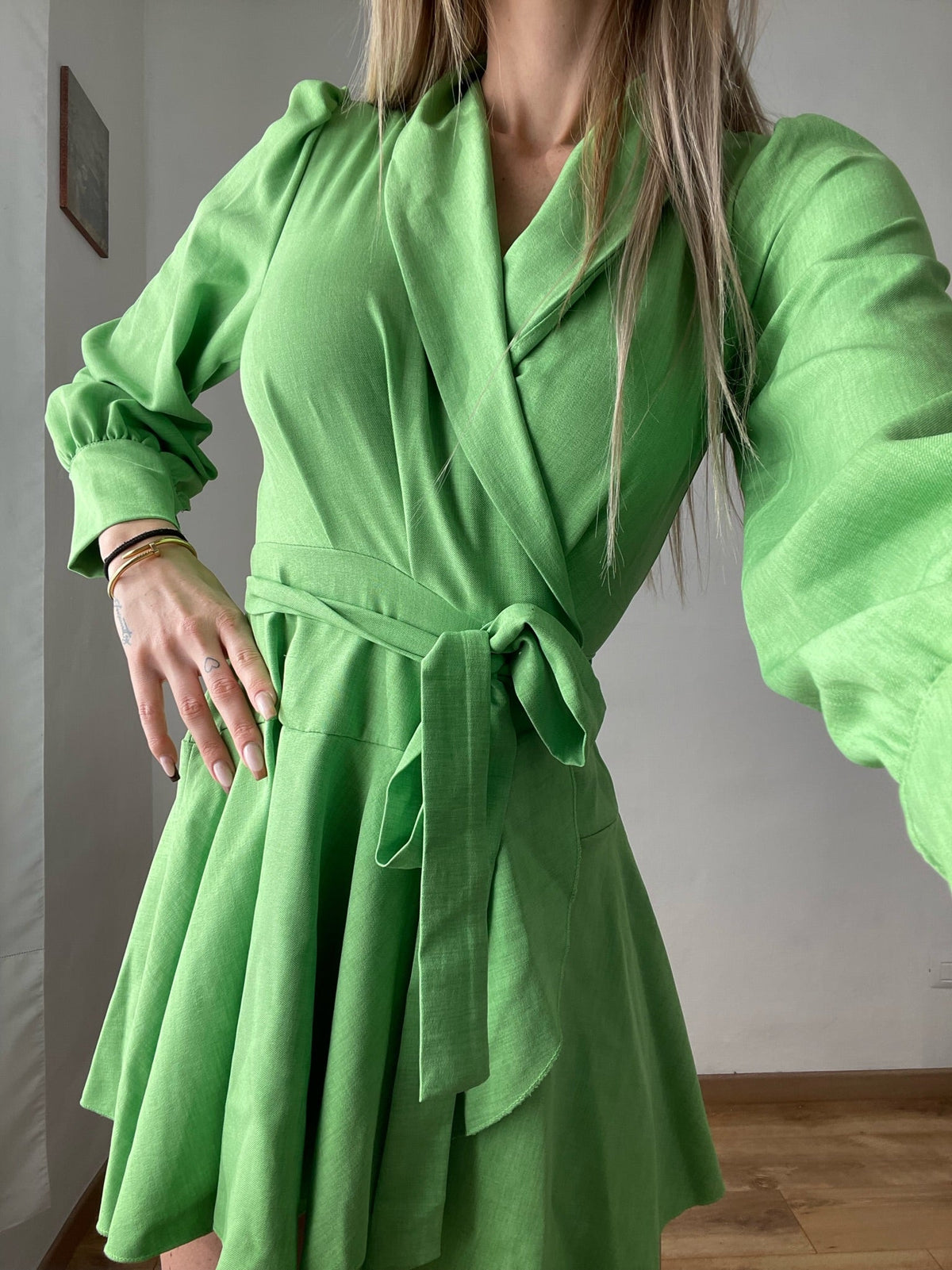 Abito a portafoglio menta