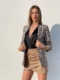 Giacca maculata beige