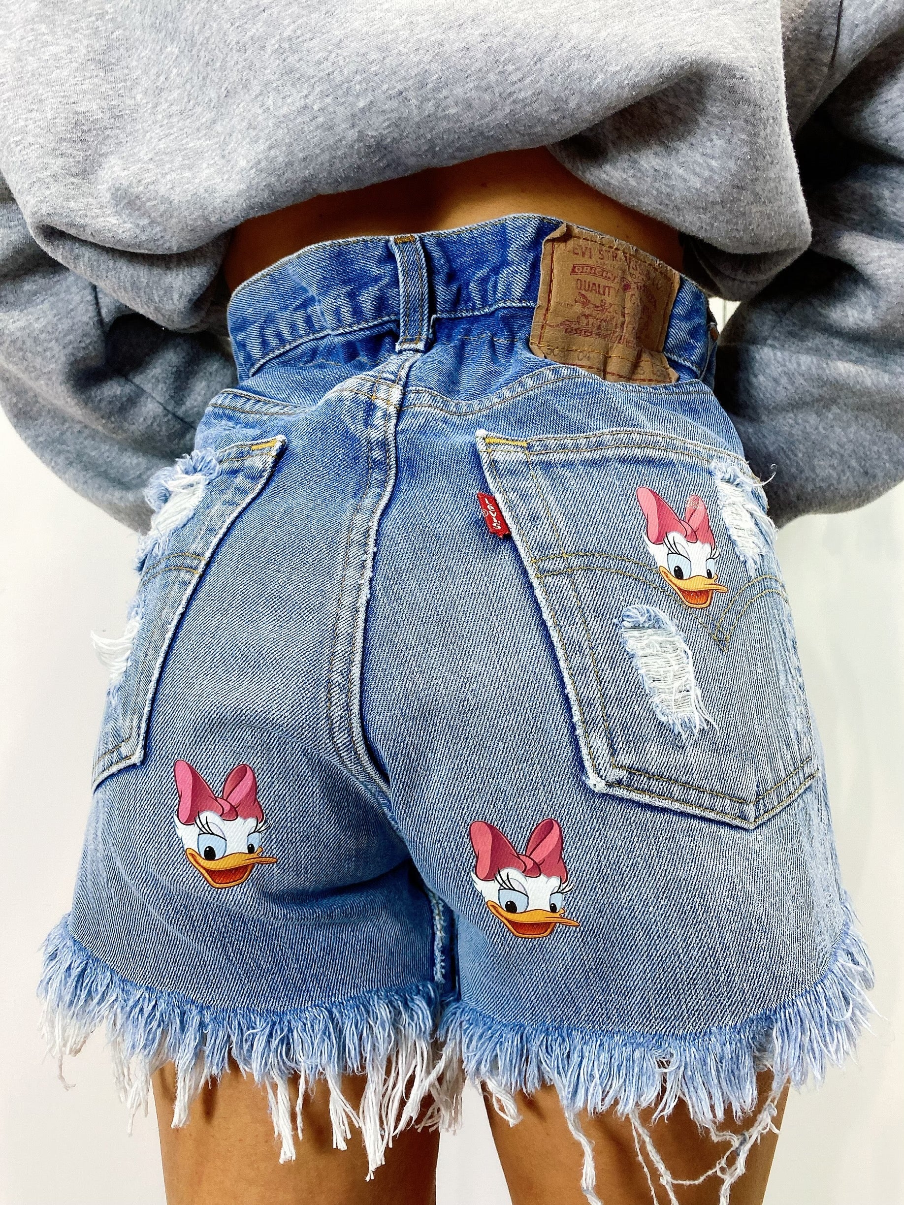 Short Levi’s Vintage con stampa Paperina bagno medio
