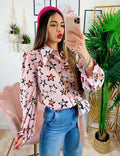 Camicia Rosa con Stelle e borsetta inclusa